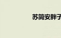 苏简安胖子（安简子）