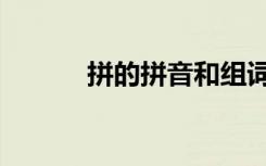 拼的拼音和组词组（拼的拼音）