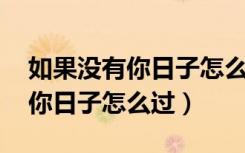 如果没有你日子怎么过 上海老歌（如果没有你日子怎么过）