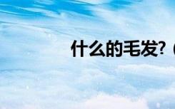 什么的毛发?（什么的毛发）
