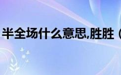 半全场什么意思,胜胜（半全场胜负什么意思）