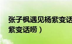 张子枫遇见杨紫变话唠 新闻（张子枫遇见杨紫变话唠）