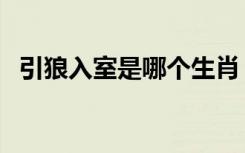 引狼入室是哪个生肖（引狼入室什么生肖）
