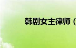 韩剧女主律师（韩剧律师情人）