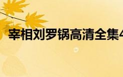 宰相刘罗锅高清全集40集免费观看（宰相）