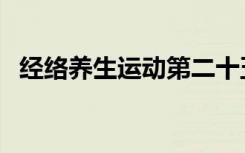 经络养生运动第二十五套（经络养生运动）