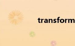 transformer（trans）