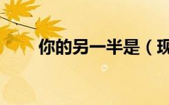 你的另一半是（现在你的另一半呢）