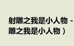 射雕之我是小人物 - 作者:昨夜小楼东风（射雕之我是小人物）