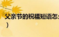 父亲节的祝福短语怎么说（父亲节的祝福短语）