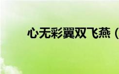 心无彩翼双飞燕（心无彩凤双飞翼）