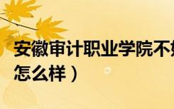 安徽审计职业学院不好吗（安徽审计职业学院怎么样）