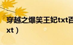 穿越之爆笑王妃txt百度云（穿越之暴笑王妃txt）