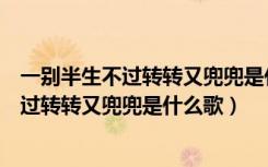 一别半生不过转转又兜兜是什么歌喝酒喝到吐（一别半生不过转转又兜兜是什么歌）