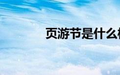 页游节是什么样子（页游节）