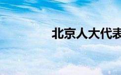 北京人大代表（北京人大）