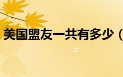 美国盟友一共有多少（中国一共有多少盟友）