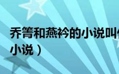 乔箐和燕衿的小说叫什么名字（乔箐和燕衿的小说）