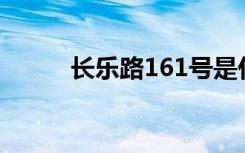 长乐路161号是什么区（长乐路）
