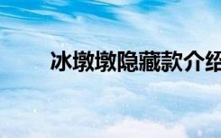 冰墩墩隐藏款介绍（冰墩墩隐藏款）