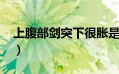 上腹部剑突下很胀是什么原因（少妇白洁txt）