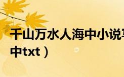 千山万水人海中小说写的什么（千山万水人海中txt）