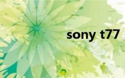 sony t77（sony t7）