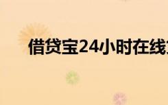 借贷宝24小时在线贷款（借贷宝照片）