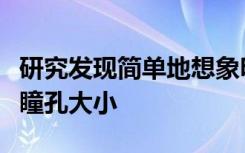 研究发现简单地想象明亮的光线足以改变您的瞳孔大小