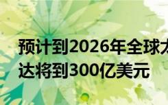 预计到2026年全球太空发射服务市场的价值达将到300亿美元