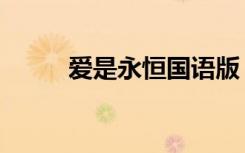 爱是永恒国语版（爱是永恒伴奏）