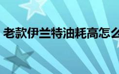 老款伊兰特油耗高怎么办（老款伊兰特油耗）