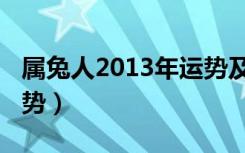 属兔人2013年运势及运程（属兔人2013年运势）