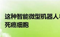 这种智能微型机器人鸟可以在血流中导航并杀死癌细胞