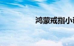 鸿蒙戒指小说（鸿蒙戒）