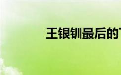 王银钏最后的下场（王银鹏）