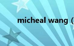 micheal wang（micheal walsh）