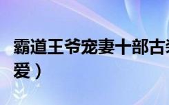 霸道王爷宠妻十部古装电视剧（霸道王爷温柔爱）