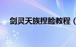 剑灵天族捏脸教程（剑灵天族捏脸数据）