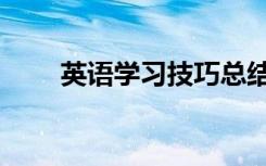 英语学习技巧总结（英语学习技巧）