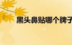 黑头鼻贴哪个牌子的好（黑头鼻贴）
