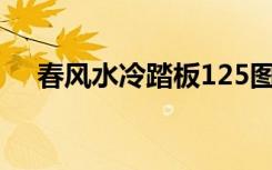 春风水冷踏板125图片（春风水冷夜猫）