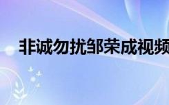 非诚勿扰邹荣成视频（非诚勿扰 邹荣成）