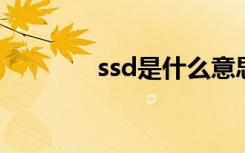 ssd是什么意思（ss启动器）