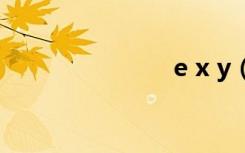 e x y（e xo）