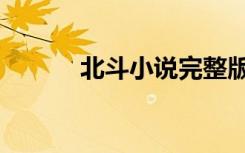 北斗小说完整版（北斗小旋风）