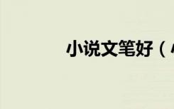 小说文笔好（小说文理双修）
