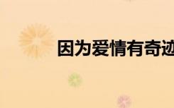 因为爱情有奇迹片段（因瞰朵）