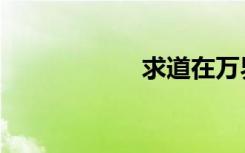 求道在万界（求道）