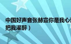 中国好声音张赫宣你是我心爱的姑娘（中国好声音张赫宣你把我灌醉）